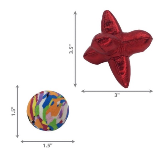 Kong Kitty Active Jacks Catnip Toy - Picture 4 of 4